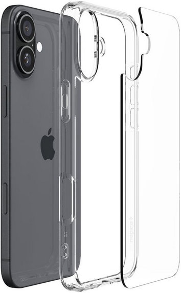 Θήκη Ultra Hybrid για iPhone 16 Plus | Transparent | Crystal Clear | Spigen