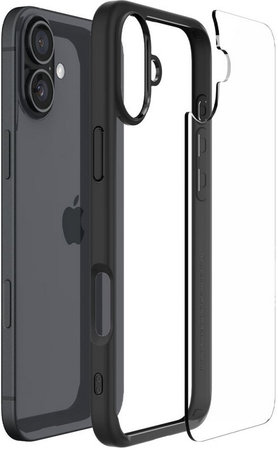 Θήκη Ultra Hybrid για iPhone 16 Plus | Matte Black | Spigen