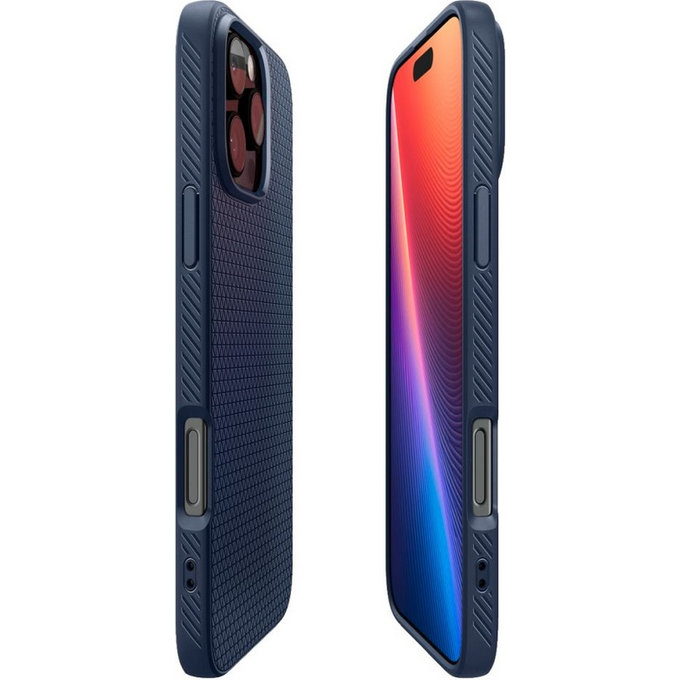 Θήκη Liquid Air για iPhone 16 Pro | Navy Blue | Spigen