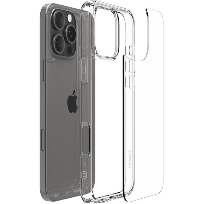 Θήκη Ultra Hybrid για iPhone 16 Pro | Transparent | Crystal Clear | Spigen