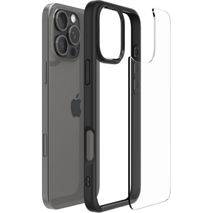 Θήκη Ultra Hybrid για iPhone 16 Pro | Matte Black | Spigen