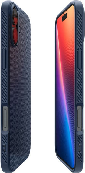 Θήκη Liquid Air για iPhone 16 | Navy Blue | Spigen