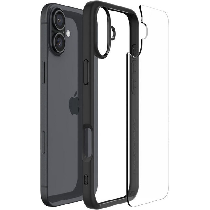Θήκη Ultra Hybrid για iPhone 16 | Matte Black | Spigen