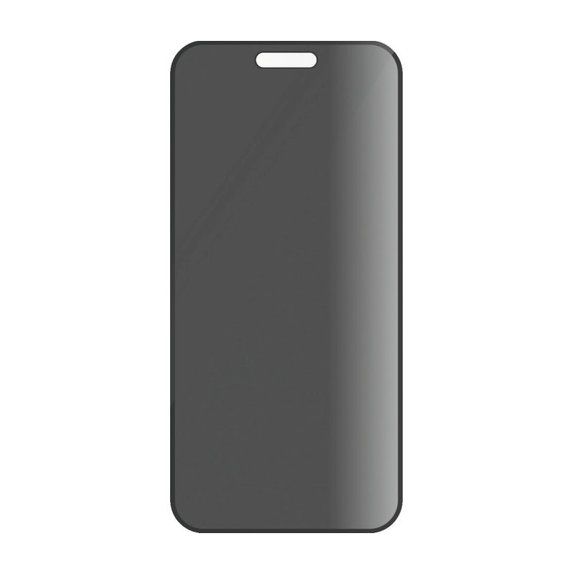 Σκληρυμένο γυαλί UWF Privacy με εφαρμογέα για iPhone 16/15, Μαύρο, PanzerGlass