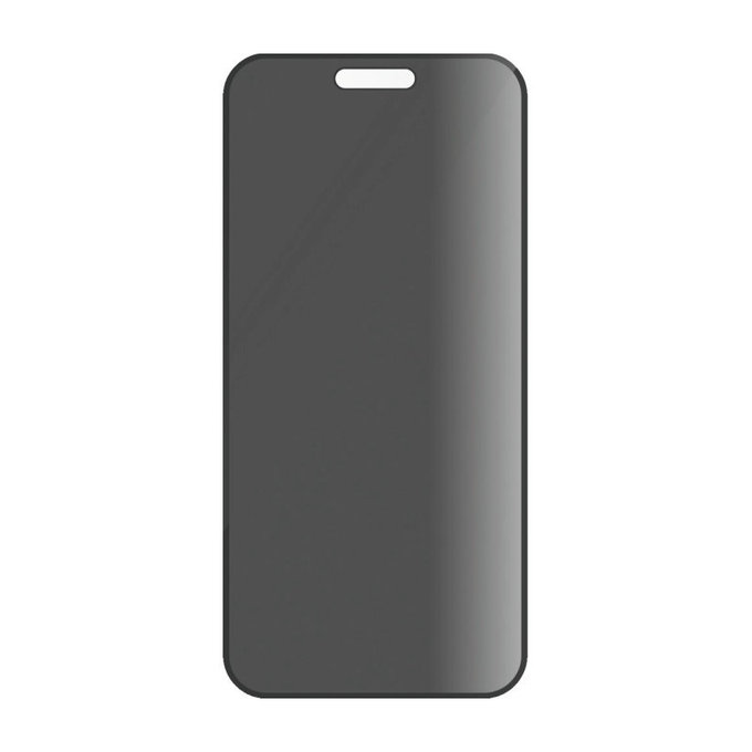 Σκληρυμένο γυαλί UWF Privacy με εφαρμογέα για iPhone 16/15, Μαύρο, PanzerGlass