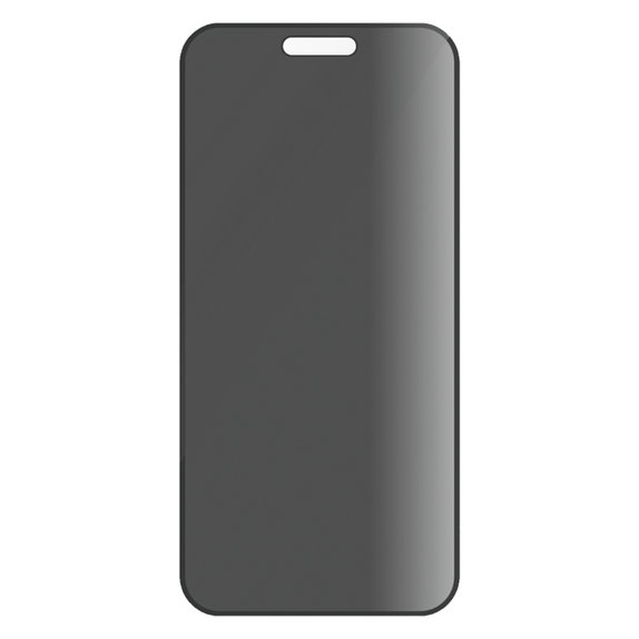 Προστατευτικό Γυαλί UWF Privacy με εφαρμοστή για iPhone 16 Pro | μαύρο | Black | PanzerGlass