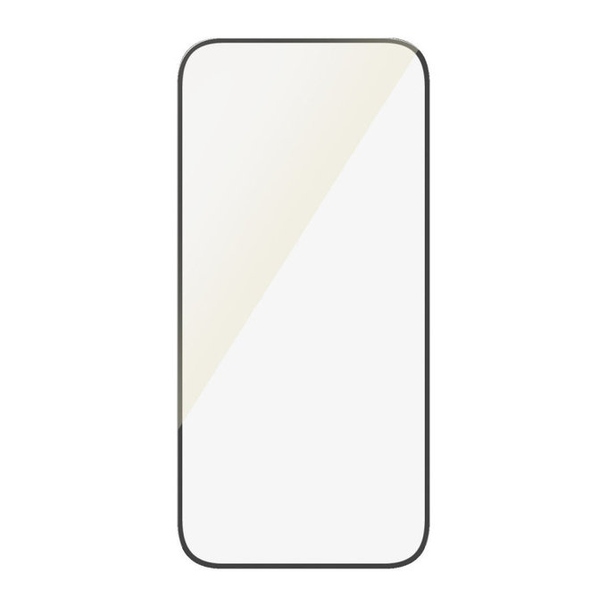 Προστατευτικό γυαλί UWF Eyecare με εφαρμογέα για iPhone 16/15, Μαύρο, PanzerGlass