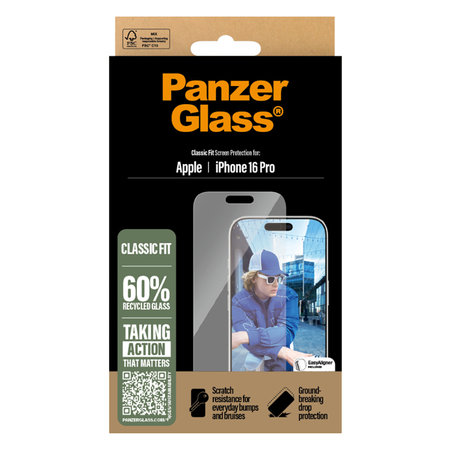 Προστατευτικό Γυαλί για iPhone 16 Pro | transparent | PanzerGlass