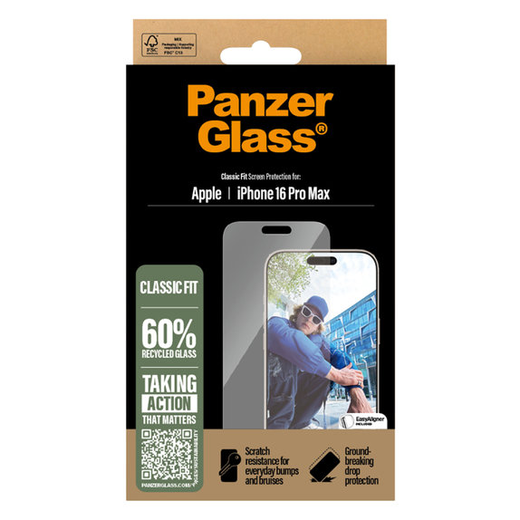 Προστατευτικό Γυαλί για iPhone 16 Pro Max | transparent | PanzerGlass