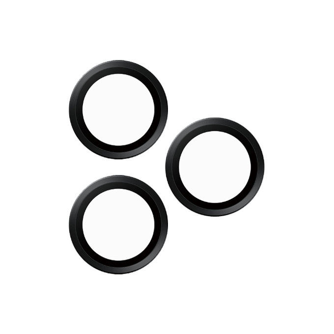 Θήκη Camera Lens Protector Hoops για iPhone 16 Pro και 16 Pro Max | Μαύρο | Black | PanzerGlass