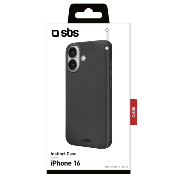 Θήκες Instinct για iPhone 16 | Μαύρο | Black | SBS