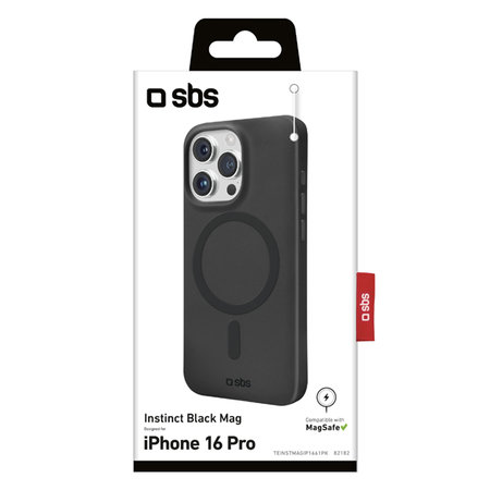 Θήκη Instinct Mag με MagSafe για iPhone 16 Pro | Μαύρο | Black | SBS