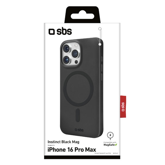 Θήκη Instinct Mag με MagSafe για iPhone 16 Pro Max | Μαύρο | Black | SBS