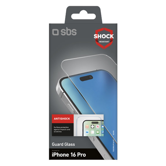 Προστατευτικό Γυαλί Guard Glass για iPhone 16 Pro | transparent | SBS