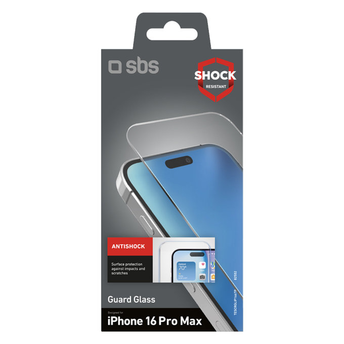Προστατευτικό Γυαλί Guard Glass για iPhone 16 Pro Max | transparent | SBS