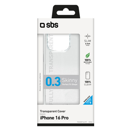 Θήκες Skinny για iPhone 16 Pro | Transparent | SBS