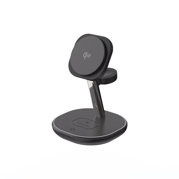 Θήκη MagSafe Charging Stand με Qi2 | Μαύρο | Black | FixPremium