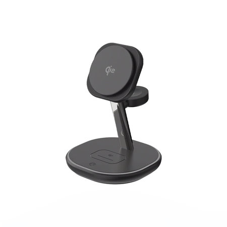 Θήκη MagSafe Charging Stand με Qi2 | Μαύρο | Black | FixPremium