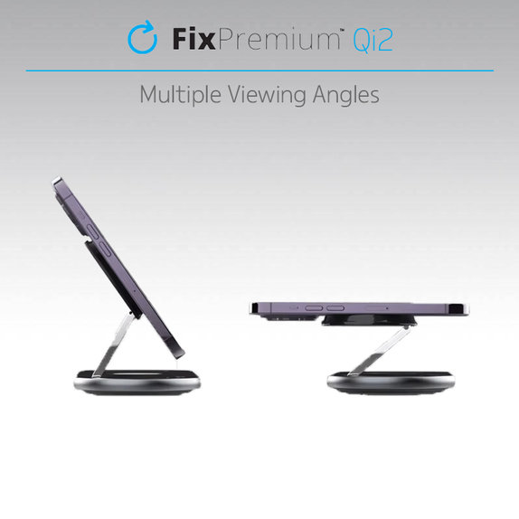 Βάση Φόρτισης με Qi2 για iPhone, Watch & AirPods | Μαύρο | Black | FixPremium