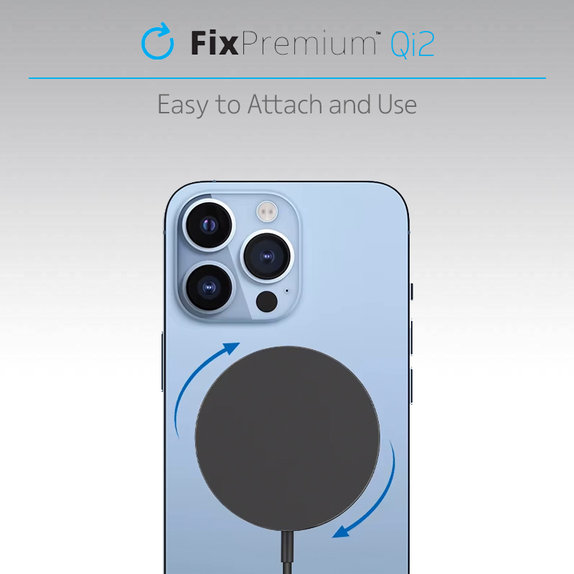 Θήκη MagSafe Charger με Qi2 | Μαύρο | Black | FixPremium