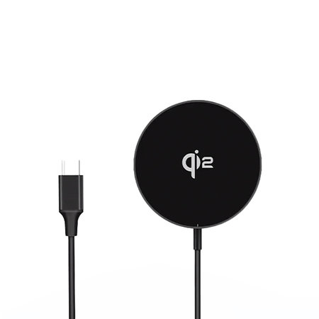 Θήκη MagSafe Charger με Qi2 | Μαύρο | Black | FixPremium