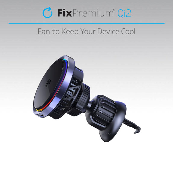 Θήκη MagSafe Car Charger Mini με Qi2 | Μαύρο | Black | FixPremium