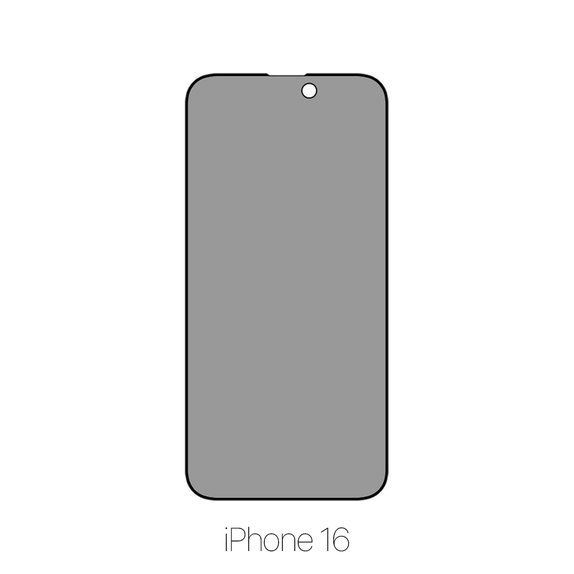 Προστατευτικό Γυαλί Privacy Anti-Spy για iPhone 16 | FixPremium