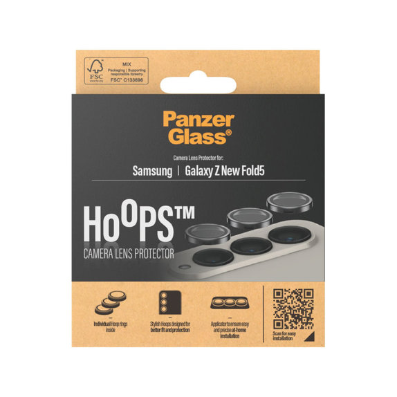 Προστατευτικό φακού κάμερας Hoops για Samsung Z Fold6, Μαύρο, PanzerGlass