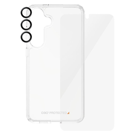 Bundle Hoops + Σκληρυμένο γυαλί UWF + Hard Case D3O για Samsung Galaxy S24+, PanzerGlass