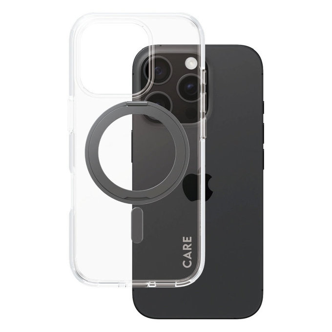 Θήκη Kickstand με MagSafe για iPhone 16 Pro, Μαύρο, CARE