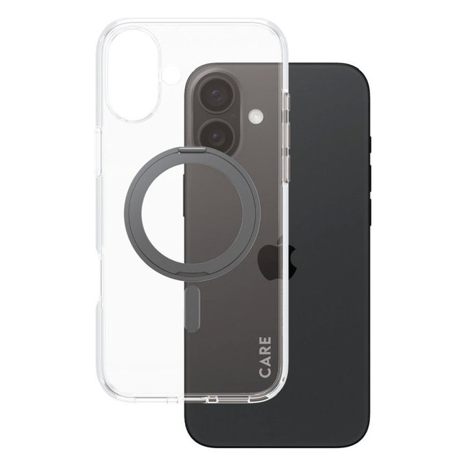 Θήκη Kickstand με MagSafe για iPhone 16 Plus, Μαύρο, CARE