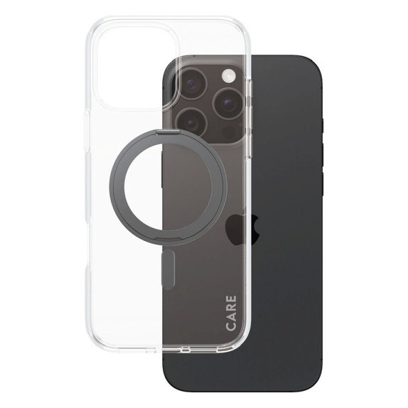 Θήκη Kickstand με MagSafe για iPhone 16 Pro Max, Μαύρο, CARE