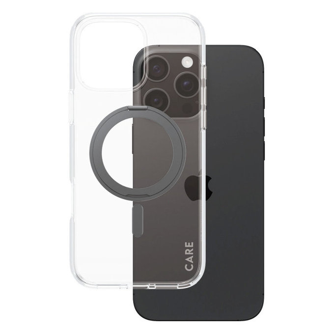 Θήκη Kickstand με MagSafe για iPhone 16 Pro Max, Μαύρο, CARE