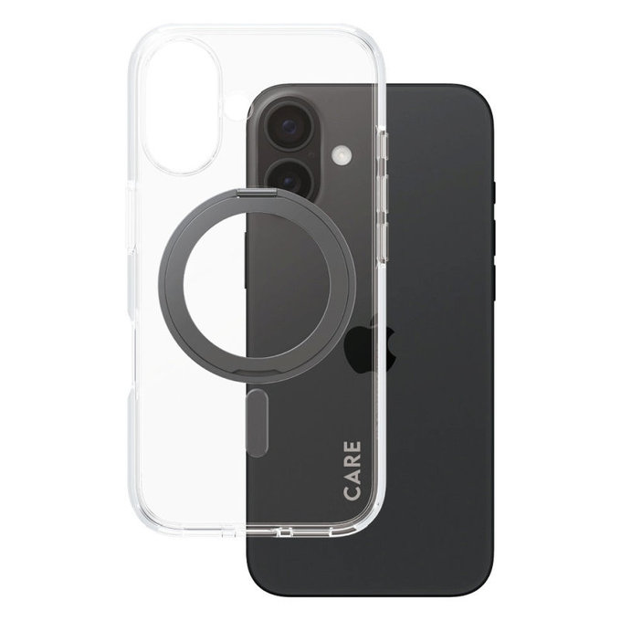 Θήκη Kickstand με MagSafe για iPhone 16, Μαύρο, CARE