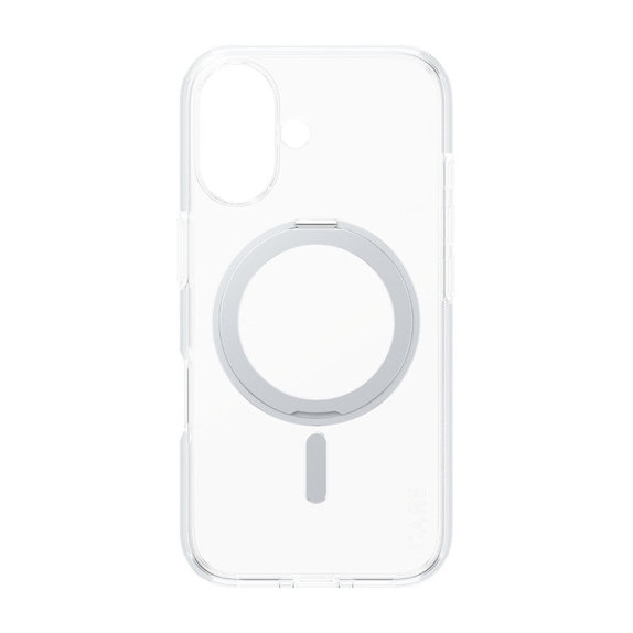 Θήκη Kickstand με MagSafe για iPhone 16, Ασημί, CARE