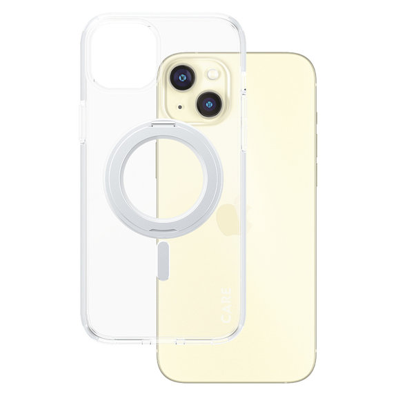 Θήκη Kickstand με MagSAFE by PanzerGlass για iPhone 15 Pro Max, Ασημί, PanzerGlass