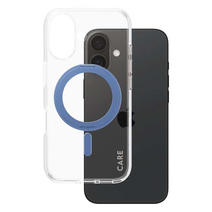 Θήκη Kickstand με MagSafe για iPhone 16, Μπλε, CARE