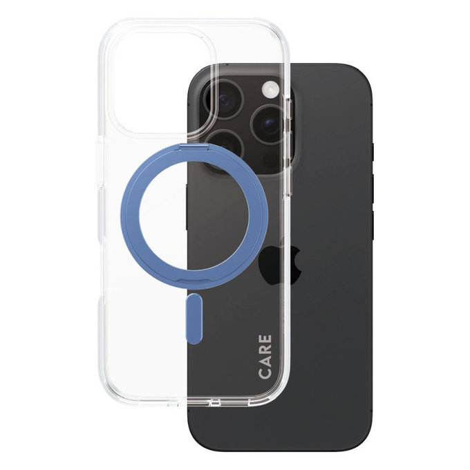 Θήκη Kickstand με MagSafe για iPhone 16 Pro, Μπλε, CARE