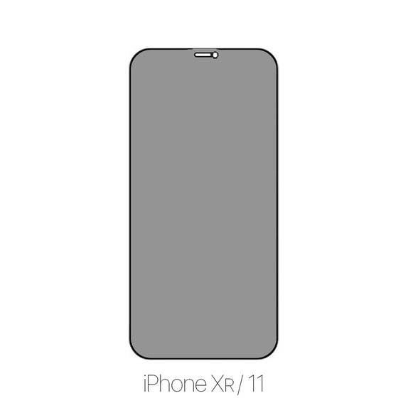 Προστατευτικό Γυαλί Privacy Anti-Spy για iPhone XR | 11 | FixPremium Privacy Anti-Spy Glass