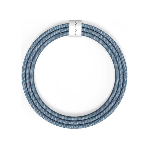 Καλώδιο USB-C / USB-C, 60W, Fabrik FABK4 (1.5m), Μπλε Λιμνοθάλασσα | Blue Lagon | PURO