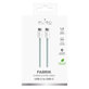 Καλώδιο USB-C / USB-C, 60W, Fabrik FABK4 (1.5m), Νησιώδης Ομίχλη | Island Mist | PURO