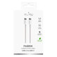 Καλώδιο USB-C / USB-C, 60W, Fabrik FABK4 (1.5m), Αμμώδης Κέλυφος | Sandshell | PURO