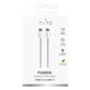 Καλώδιο USB-C / USB-C, 60W, Fabrik FABK4 (1.5m), Κοραλλιογενές | Coraltastic | PURO