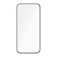 Προστατευτικό γυαλί UWF Ceramic με εφαρμογέα για iPhone 15, Μαύρο, PanzerGlass