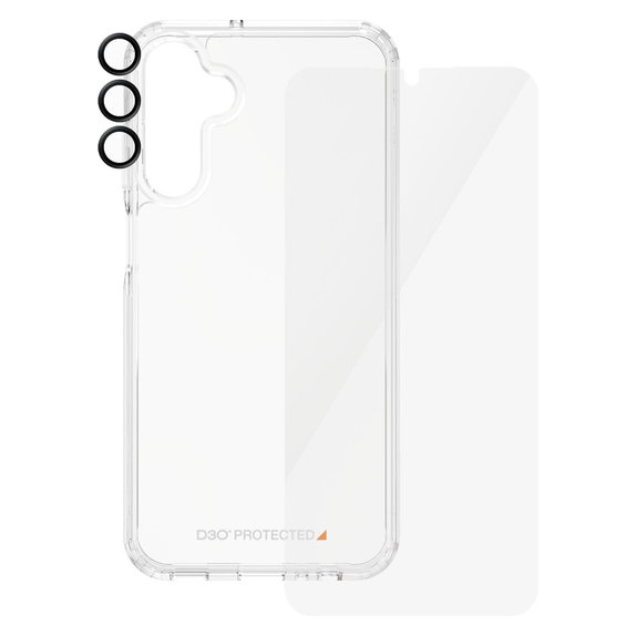 Bundle Hoops + Σκληρυμένο γυαλί UWF + Hard Case D3O για Samsung Galaxy A15/A15 5G, PanzerGlass