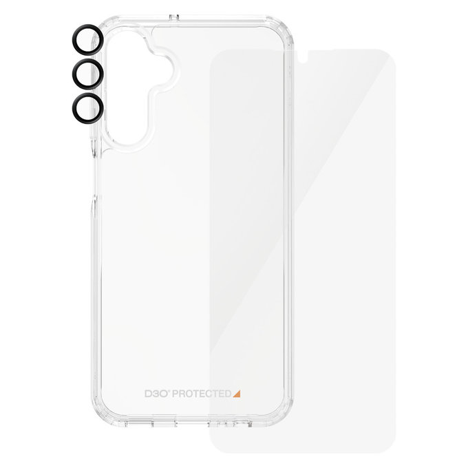 Bundle Hoops + Σκληρυμένο γυαλί UWF + Hard Case D3O για Samsung Galaxy A15/A15 5G, PanzerGlass