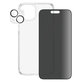 Bundle PicturePerfect + Σκληρυμένο γυαλί UWF Privacy + Hard Case D3O για iPhone 15 Plus, PanzerGlass
