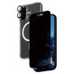 Bundle Hoops + Σκληρυμένο γυαλί UWF Privacy + Hard Case για iPhone 16, PanzerGlass