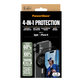 Bundle Hoops + Σκληρυμένο γυαλί UWF + Hard Case + Magnetic Ring Mount για iPhone 16, PanzerGlass