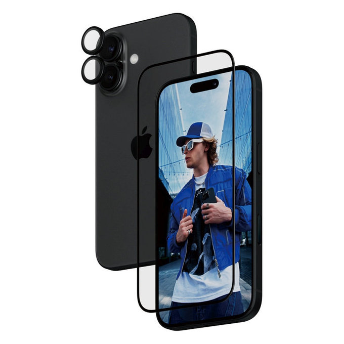 Bundle Hoops + προστατευτικό γυαλί UWF για iPhone 16, PanzerGlass